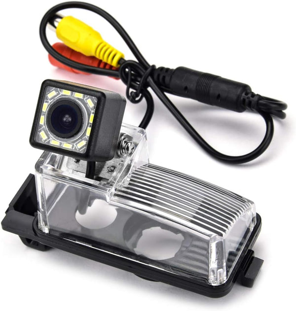 12 LED Adjustable Angle Car Rear View Camera for Nissan Tiida/Versa, Waterproof Reversing Backup Camera