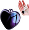 Generic Heart Pendant Voice Recorder - 200h Storage AI-Powered Voice-to-Text Recorder with HD