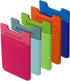Sinjimoru Basic Cell Phone Wallet Stick on, Card Holder for Back of Phone, Adhesive Stretchy iPhone Wallet, Sinji Pouch