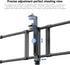 TELESIN Fence Mount with Flexible Clamp Arm for Phones, GoPro 13, DJI Action 5 Pro, Live Streaming Accessories