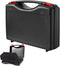 Small Hard Carrying Case with Pluck Foam for iPhone, GoPro, Camera, and More, Outer Size 9.3 x 7.5 x 2 Inches, Black