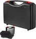 Small Hard Carrying Case with Pluck Foam for iPhone, GoPro, Camera, and More, Outer Size 9.3 x 7.5 x 2 Inches, Black
