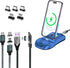 Magnetic Charging Station, 100W Charger Stand for Multiple Devices, Compatible with iPhone 15, Samsung, USB-C Phone,