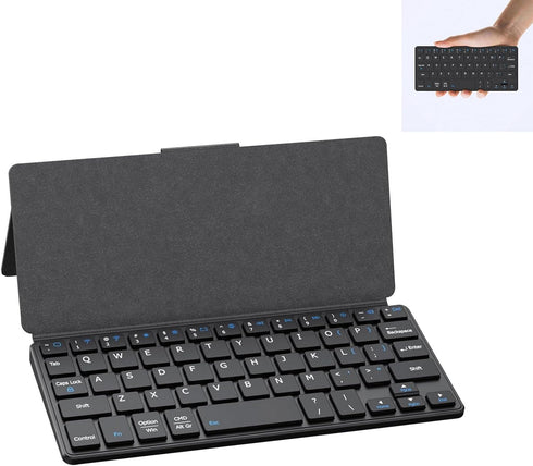 CMARS Mini Bluetooth Keyboard for iPad, Universal Portable Wireless Keyboards with Adjustable 150