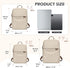 Slim Laptop Backpack for Women - Lightweight Business Computer Bag Purse for Commuting, Fits 16 Inch, Apricot