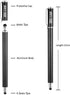 METRO 2-in-1 20 Universal Capacitive Touch Screen Stylus Pen with Pcs Replacement Rubber Tips,Compatible