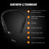 RoomyRoc Bluetooth Headphones, Wireless Neckband Headset with Retractable Earbuds, Sports Noise Cancelling
