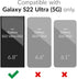 Crave Dual Guard for Samsung Galaxy S22 Ultra Case, Shockproof Dual Layer Protection for S22 Ultra 5G - Berry