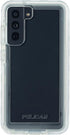 Pelican Voyager Series Samsung Galaxy S21 FE Case, Heavy Duty Rugged Phone Case with Belt Clip Holster, Clear