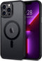 Hython iPhone 13 Pro Max Case - Magnetic Translucent Matte, 6.7", Slim Shockproof Bumper, Frosted Black, MagSafe
