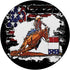 PopSockets American Rodeo Barrel Racing Cowgirl USA Flag Souvenir Standard PopGrip