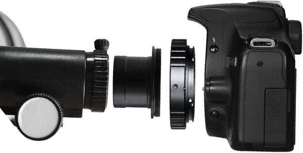 Gosky Metal 1.25'' Telescope Camera T-Adapter, Nikon T2 T-Ring Adapter for Nikon DSLR SLR Cameras