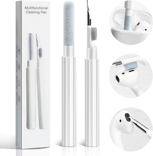 AirPod Cleaner Kit - Bluetooth Earbuds Cleaning Kit for AirPods Pro 1 2 3, Multi-Function Cleaning Pen with Soft Brush
