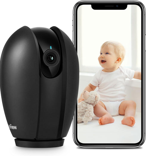 LaView Indoor Security Camera, 1080P Home Security Camera with Sound & Motion Detection,