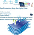 Macbook Air 11 inch Anti Blue Light Screen Protector, 9H Hardness Tempered Glass for Eye Fatigue Relief