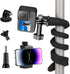 Gooseneck Flexible Twist Camera Mount - Phone Clamp Holder for 2.32-3.93'' Smartphones, GoPro Hero, Black, 16.5Inch