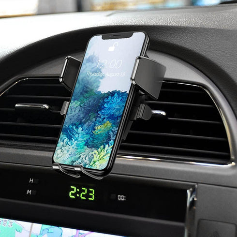 Phone Holder for Car, 360° Rotatable Car Phone Mount for Windshield Dashboard Air Vent, Universal for All Cell Phones
