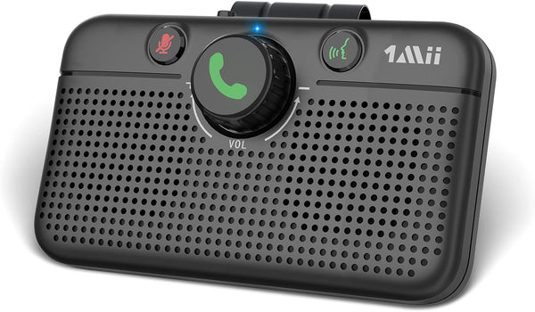 1Mii Bluetooth 5.3 Car Speaker, Handsfree Speakerphone with Motion Auto On for Android and iOS Devices