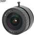 TEUOPIOE 2.5mm 3MP 2.5mm 3MP F1.2 1/2.5 Camera Lens, Definition HD CS Mount Focus Fixed CCTV Lens for Camera