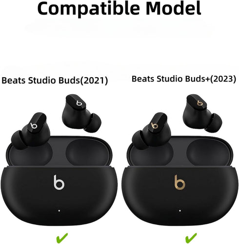 Silicone Korok Case Compatible with Beats Studio Buds/Beats Studio Buds+ with Keychain, Cute Anime Yahaha Shockproof Protective Cover with Cleaning Kit
