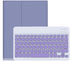iPad 9th/8th/7th Generation Keyboard Case, iPad Air 3, Cute Color Detachable Bluetooth Keyboard Cover, Purple