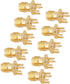 10Pcs SMA Female Jack Connector Brass PCB Clip Mount Base