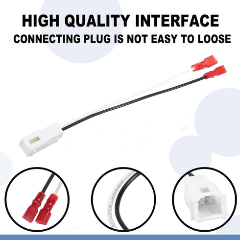 Front Dash Tweeters Speaker Wiring Harness Adapter Connector, Plug Replacement for Dodge Ram Jeep Cherokee 2005-2022