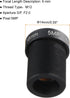 uxcell 16mm CCTV Camera Lens 5MP F2.0 FPV Wide Angle Security Camera Lens M12 Threaded Dia for IP Camera Panoramic, Black 2Pcs