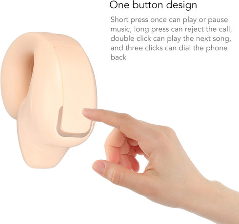 5.3 Set, Bluetooth Headphones Clip on Earbuds, Single Clip On Open Ear Headphones, Bluetooth Head One Design