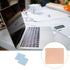 MECCANIXITY Heatsink Copper Sheet Shim, 0.3mm Thickness 20 x 20mm Pads with Thermal Conductive Adhesive Tape, 5 Set