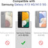 JETech Screen Protector for Samsung Galaxy A13 / A13 5G with Camera Lens Protector, Tempered Glass Film, HD Clear, 2-Pack Each