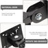 Uonlytech 14-27 Inch 360 Rotatable Wall Tv Mount Bracket Metal Pivot Monitor Holder Swivel LCD LED Screen Stand