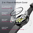 Miimall Waterproof Case for Samsung Galaxy Watch 4 & 5 40mm, Protective Bumper Case with Tempered Glass Screen Protector