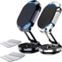 2 Pack Alloy Folding Magnetic Car Phone Holder, 360° Rotation Magnetic Cell Phone Holder for Car, Super Strong Magnet