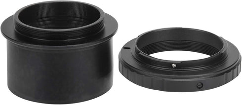 Astronomy Telescope 2in T Mount Adapter and Lens Adapter Ring for Nikon F Mount Camera