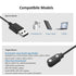 ID208, GTX20, IDW13/15/16/17, IDW19/20/25/26/28 3.3 VeryFit Smartwatch Charger, Fit for and More, Replacement Magnetic