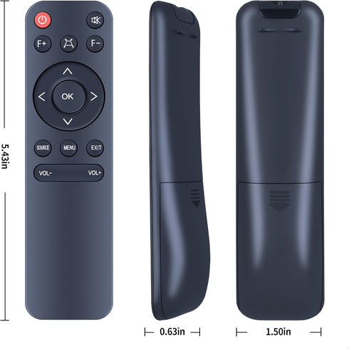 WDZP E30, GO1 New Projector Remote Control Replacement fit for Jimveo Goiaey Projectors