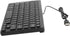 eboxer-1 USB Wired Mini Slim Keyboard, Small Compact Waterproof Business Keyboard for Laptop and Desktop, Plug and Play