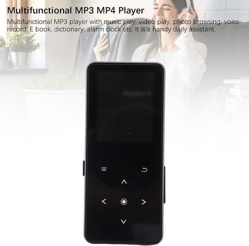 VBESTLIFE MP3 MP4 2 Inch 32GB Player, Touch Screen, Music Player with Bluetooth, Recording, E Book, Translation