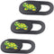 3 Pack Laptop Web Camera Cover, Ultra Thin Webcam Slide Turtle Printed for Laptop, Desktop, PC, and Smartphone