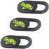 3 Pack Laptop Web Camera Cover, Ultra Thin Webcam Slide Turtle Printed for Laptop, Desktop, PC, and Smartphone