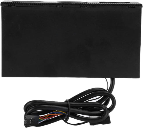 Heayzoki PC Front Panel Speaker, Stereo Surround Loudspeaker 5.25in STW9005, PC Floppy Drive Front Panel Card Reader