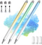 2 in 1 High Precision Universal Stylus Pen for iPad, Compatible with Apple, iPhone, iPad, Android, Samsung Tablets,