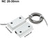 uxcell Rolling Door Contact Magnetic Reed Switch Alarm with 2 Wires for N.C. Applications MC-51 3pcs by uxcell