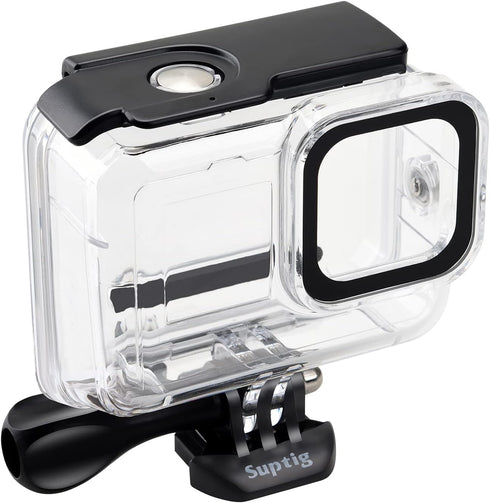Suptig Waterproof Dive Housing Case for GoPro Hero 12, 11, 10, 9, 196Ft Protective