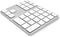 Macally Bluetooth Number Pad for Laptop, Rechargeable Wireless Numeric Keypad, Slim 35 Key Wireless Number Pad for Data