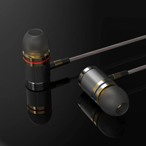 Betron YSM1000 Wired Earphones with Noise Isolating Earbuds, 3.5mm Jack, Tangle-Free Cable, and Case.