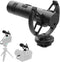 SYNCO M2S Video Microphone, Mini Cardioid Directional On-Camera Mic for DSLR Camera and Smartphone with 3.5mm