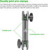 FANAUE 15cm Double Socket Arm Compatible Mount, Aluminum Construction, Fits 20mm Ball and Dash Mount (DA-150PRO-M)