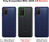 Samsung Galaxy A03s Phone Case, Shockproof Silicone Slim Cover, Durable TPU Dual Layer Drop-Proof Cover Black